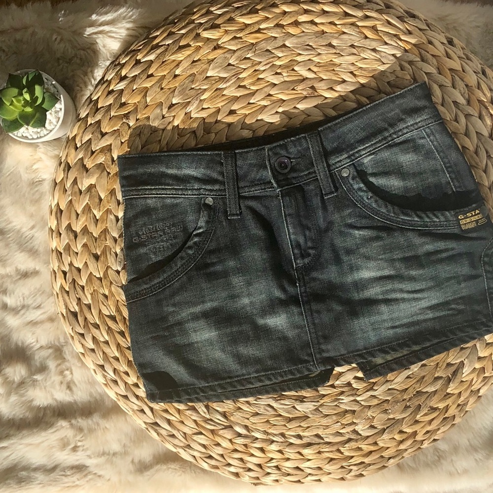 G-STAR DENIM MINI SKIRT - 25